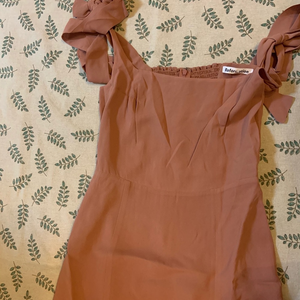 Reformation Twilight Dress  Color: Praline - Picture 8 of 10